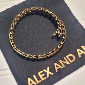 Alex and Ani Gold-Tone Chain Bracelet